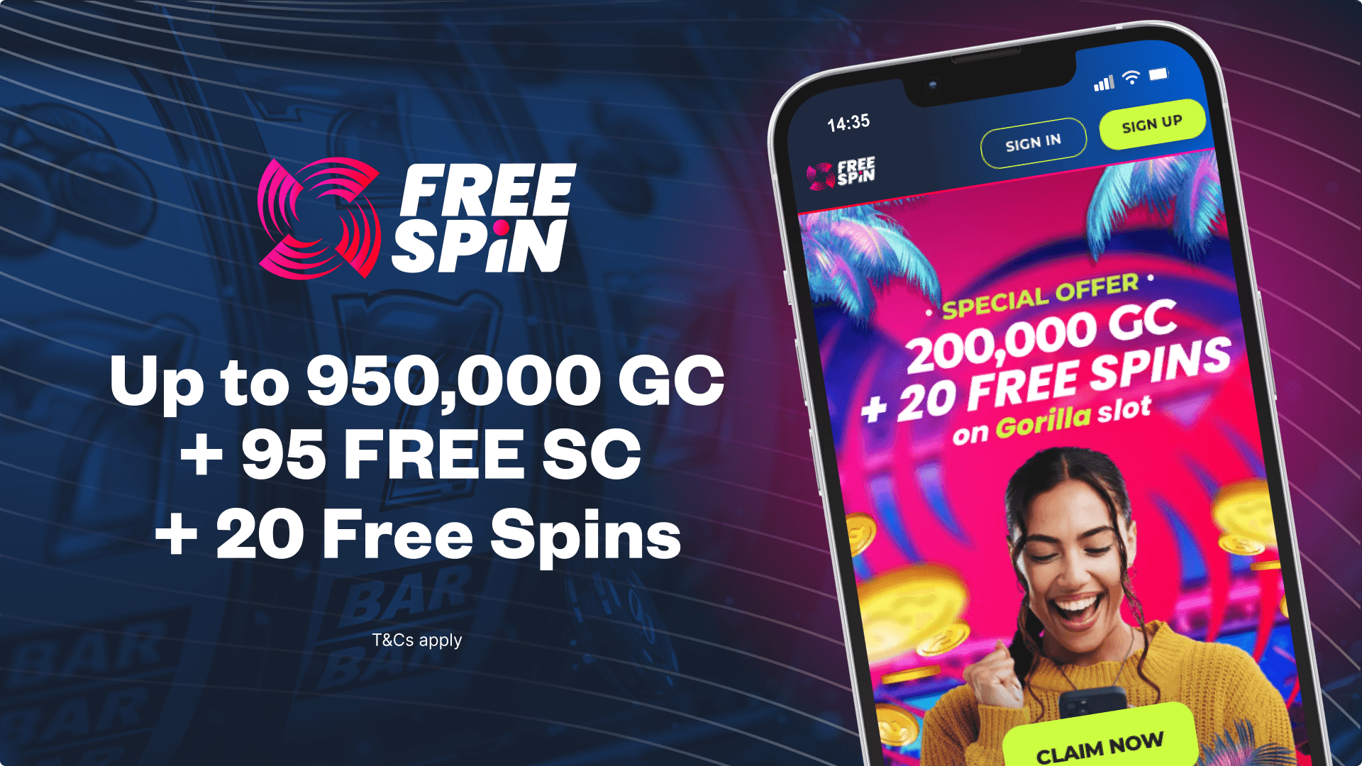 FreeSpin promo code